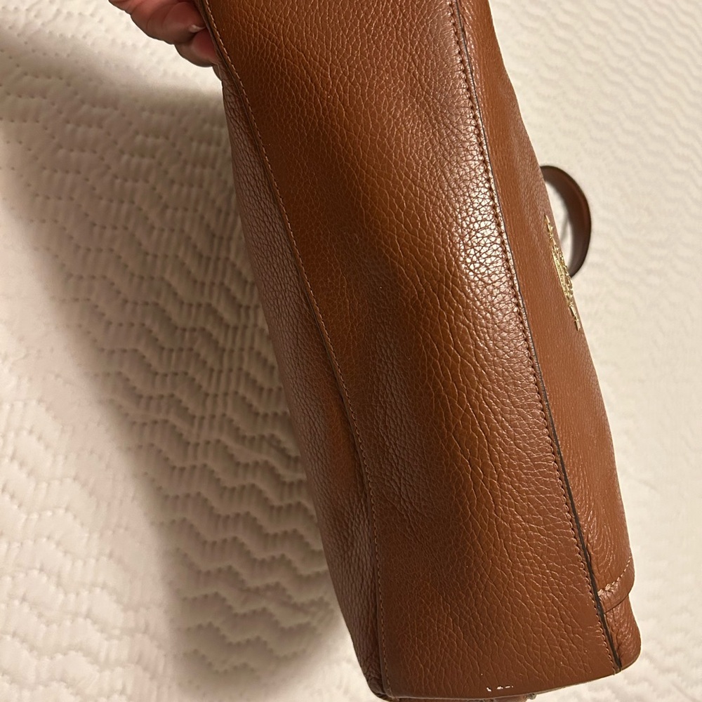 Coach Brown Leather Shoulder Bag - Picture 3 of 5